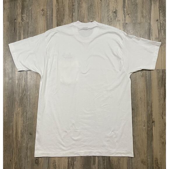 Vtg Carnival Cruise T-Shirt White Single Stitch Pocket Made USA Adult XL - Picture 5 of 5